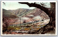 California~Santa Fe Train @ Cajon Pass from Southern California~1911 Fred Harvey