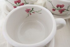 Vintage Fred Harvey Cups and Saucers Berkeley Syracuse China Restaurant Ware Cup - Additional view 1
