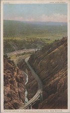 Fred Harvey Postcard Apache Canyon in Glorietta Mountains New Mexico NM 1927
