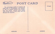 Postcard NM Pueblo of Laguna Old Caretta Fred Harvey Linen Vintage PC J170 - Additional view 1