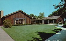 Postcard IL Hinsdale The Old Spinning Wheel Fred Harvey Restaurant Old PC L9291