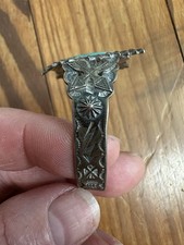 FRED HARVEY Era Turquoise & Sterling Arrows Cuff Bracelet Rare Vintage - Additional view 3