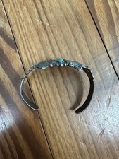 FRED HARVEY Era Turquoise & Sterling Arrows Cuff Bracelet Rare Vintage - Additional view 4