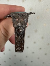 FRED HARVEY Era Turquoise & Sterling Arrows Cuff Bracelet Rare Vintage - Additional view 7