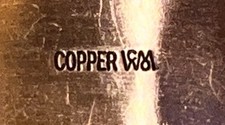 Vntg Navajo Fred Harvey Era WHEELER Co Hand Stamped Solid Copper Cuff Bracelet - Additional view 2