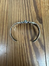 FRED HARVEY Era Turquoise & Sterling Arrows Cuff Bracelet Rare Vintage - Additional view 5