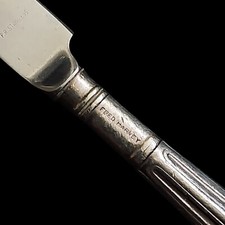 Fred Harvey Railroad Dining Butter Knife Churchill Pattern 9”Silver Plate - Additional view 5
