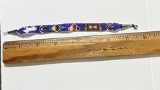 Fred Harvey Hand Woven Beaded Navajo Bracelet Jewelry Authentic Navajo - Additional view 10