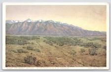 The Desert Arizona After Painting by EM Dressler, WB Unposted Fred Harvey