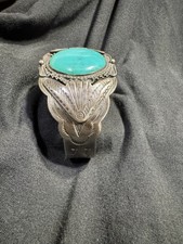 Vintage Fred Harvey Era Sleeping Beauty Turquoise Cuff - Additional view 2
