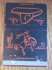 ROYAL FLASH MATCHBOOK COVER: FRED HARVEY HOTELS & RESTAURANTS MATCHCOVER -D19