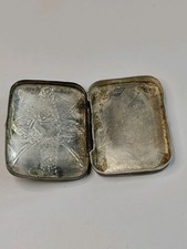 Vintage Fred Harvey Era Silver Turquoise Pill Box - Additional view 6