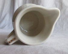Restaurant Ware Syracuse China Co. Fred Harvey Railroad China Creamer D handle - Additional view 4