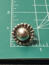 Navajo vintage Fred Harvey Era Sterling Silver Dome Ring Size 5.5 - Additional view 8