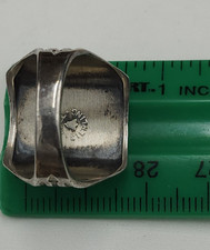 Vintage Bell Trading Post Sterling Silver Turquoise Thunderbird Ring Size 8.25 - Additional view 12