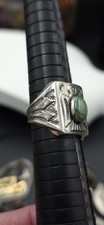Vintage Bell Trading Post Sterling Silver Turquoise Thunderbird Ring Size 8.25 - Additional view 14