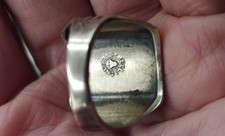 Vintage Bell Trading Post Sterling Silver Turquoise Thunderbird Ring Size 8.25 - Additional view 20