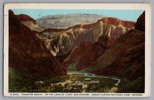 Phantom Ranch Grand Canyon Natl Park Fred Harvey 1924 White Border A173