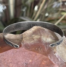 Fred Harvey Navajo Sterling Silver Cuff Bracelet - Additional view 2