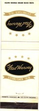 Fred Harvey Hotel Established 1876 Restaurants Shops Vintage Matchbook Cover