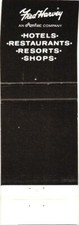 Fred Harvey Established 1876 Hotels Restaurants Resorts Vintage Matchbook Cover - Additional view 1