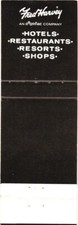 Fred Harvey Established 1876 Hotels Restaurants Resorts Vintage Matchbook Cover - Additional view 1