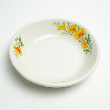 Santa Fe Railroad 'California Poppy' sauce bowl Syracuse China by Fred Harvey - Additional view 1