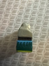 Fred Harvey Trading Company Trinket Box Mount Rushmore Souvenir Porcelain  - Additional view 3