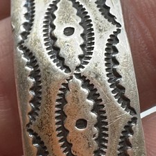 VINTAGE Navajo Style Sterling Cuff Bracelet Fred Harvey Era Silver Tested - Additional view 9