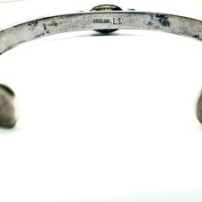 VTG Sterling 925 L S Small Lapis Cuff Bracelet Fred Harvey Style - Additional view 2