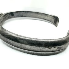 VTG Sterling 925 L S Small Lapis Cuff Bracelet Fred Harvey Style - Additional view 3