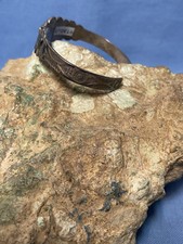 Awesome Fred Harvey Era Sterling Silver and Turquoise Cuff Bracelet  - Additional view 4