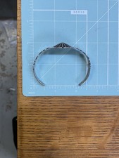 Fred Harvey Era Sterling Silver Cuff Bracelet with Nice Stampwork - Additional view 8