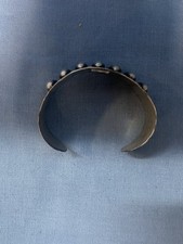 Awesome Fred Harvey Era Stamped Cuff Bracelet - Additional view 6