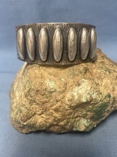 Awesome Fred Harvey Era Stamped Cuff Bracelet