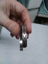 Vintage Fred Harvey Navajo Sterling Silver, Turquoise Thunderbird Arrow Bracelet - Additional view 2