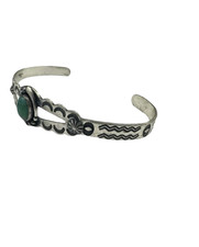 VTG Sterling 925 Bell Trading Post Fred Harvey Era Turquoise Cuff Bracelet - Additional view 5