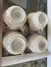 VTG Fred Harvey Railroad China Restaurant Ware Syracuse China 4 Tea Cups Webster - Additional view 5