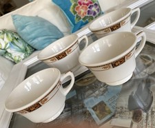 VTG Fred Harvey Railroad China Restaurant Ware Syracuse China 4 Tea Cups Webster - Additional view 10