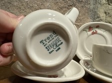 Syracuse Trend Berkeley 2 Cups & 4 Saucer Set Fred Harvey Santa Fe Railroad - Additional view 4