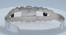 Sterling Silver 925 Turquoise Fred Harvey Style Bangle XS Child Size 10.1 Grams - Additional view 3