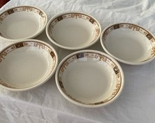 VTG Fred Harvey Railroad China Restaurant Ware Syracuse China 5 5” Side Bowls - Additional view 20