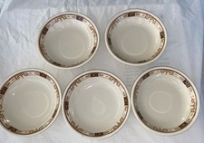 VTG Fred Harvey Railroad China Restaurant Ware Syracuse China 5 5” Side Bowls - Additional view 4