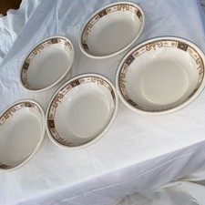 VTG Fred Harvey Railroad China Restaurant Ware Syracuse China 5 5” Side Bowls - Additional view 5