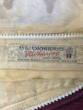 Vintage SW Native 1940’s Chimayo El Grandee FRED HARVEY Woven Wool Wallet Bag - Additional view 4