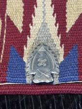 Vintage SW Native 1940’s Chimayo El Grandee FRED HARVEY Woven Wool Wallet Bag - Additional view 7