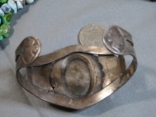 Fred Harvey Era NAVAJO Maisels SKY HORSE TURQUOISE Sterling Silver 49g Bracelet - Additional view 9