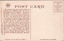 Postcard Fred Harvey The San Francisco Peaks Arizona AZ  - Additional view 1