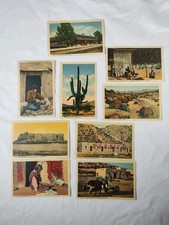 Vintage New Mexico/Arizona Postcard Set (9) Fred Harvey Restaurants 1940s? - Additional view 2