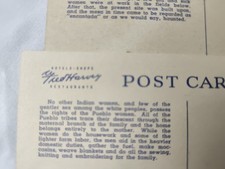 Vintage New Mexico/Arizona Postcard Set (9) Fred Harvey Restaurants 1940s? - Additional view 8